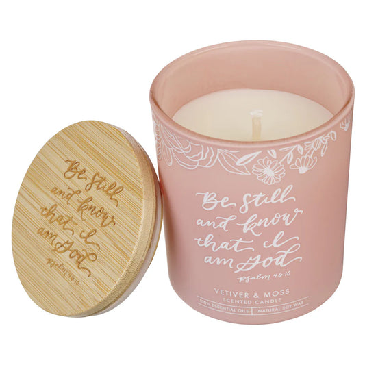 Candle Scented -Vetiver & Moss