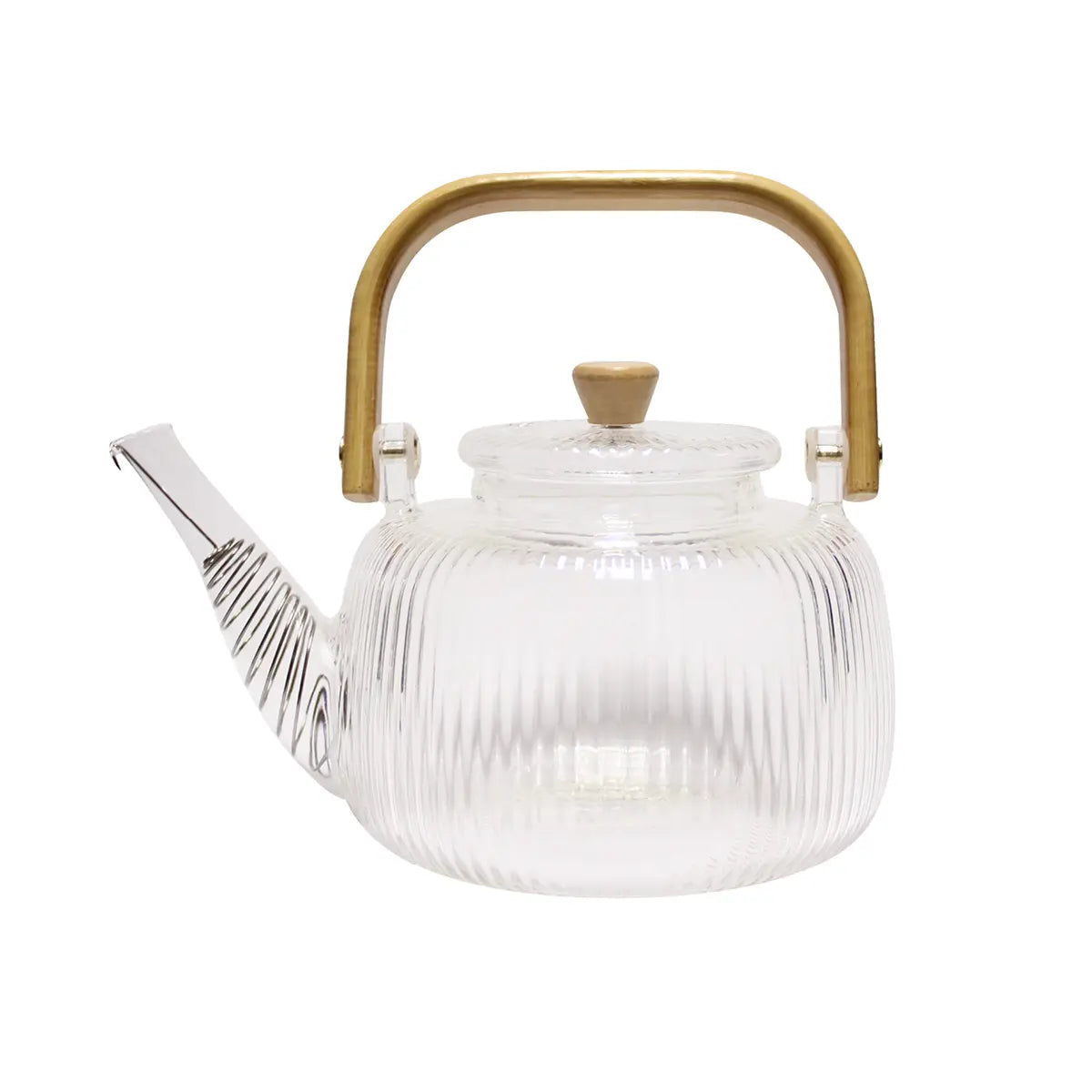 Glass Teapot with Bamboo Handle - 800ml