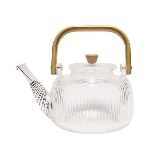 Glass Teapot with Bamboo Handle - 800ml