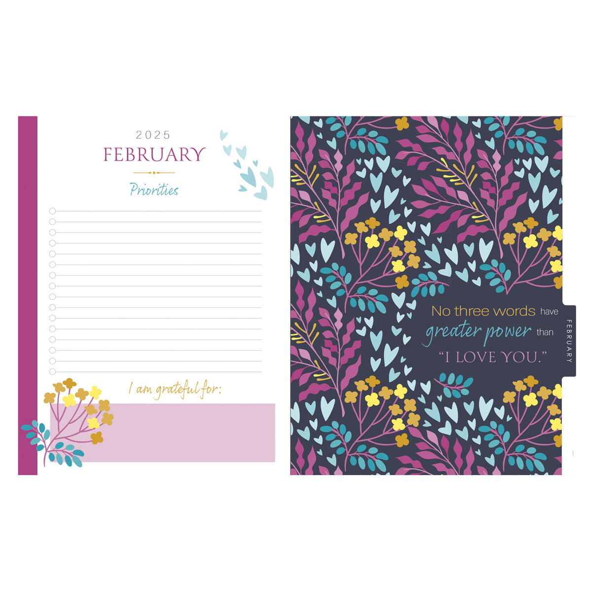 2025 Diary - 18-Month Planner for Women - Good Things Take Time - Wirebound